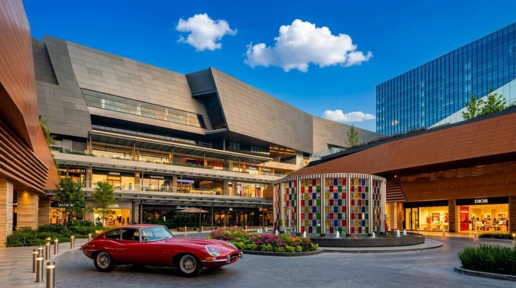 Coldwell Banker México resalta el Centro Comercial ARTZ Pedregal en Jardines del Pedregal, alcaldía Álvaro Obregón, Ciudad de México, mostrando su arquitectura de lujo, boutiques de alta gama y terrazas gastronómicas.